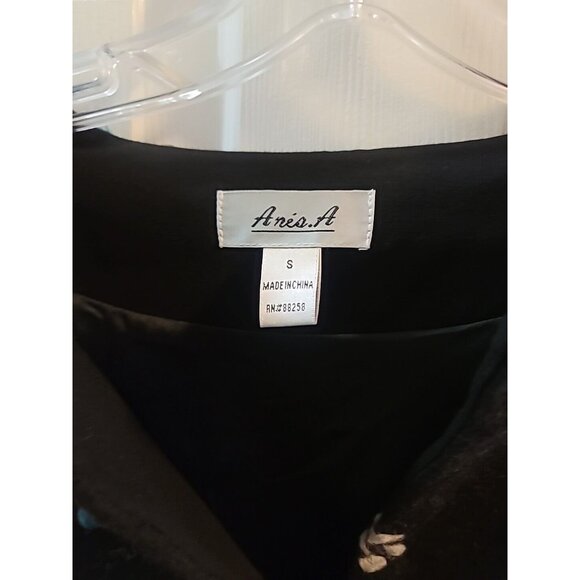 Anis A Womans Boho Embroidered 60s Style Wool Jacket Coat. Fully Line. Small - Picture 13 of 13